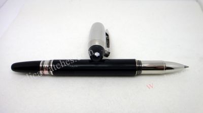 Montblanc Starwalker Doue Steel & Black Resin Fineliner Pen